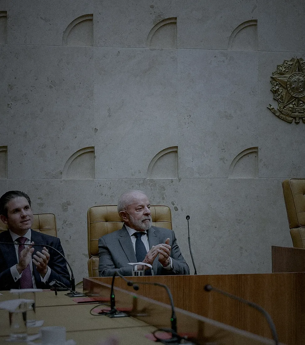 Plenário do Supremo Tribunal Federal com os ministros reunidos